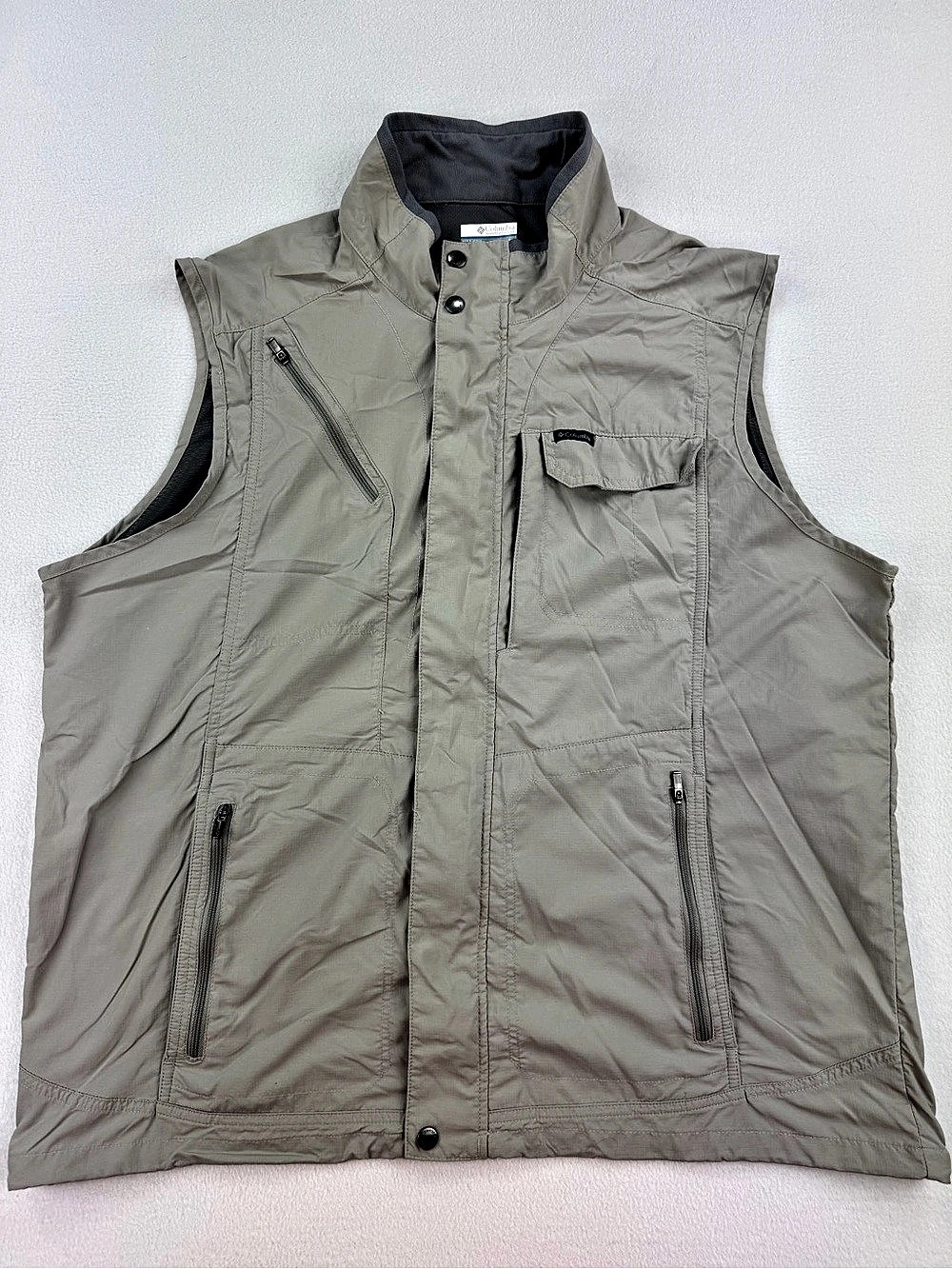 Columbia Mens Silver Ridge II Vest Omni Shade Outdoor Hiking Fishing Size XXL